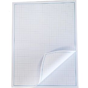 Reskid Blueprint and Graph Paper Pad (12 x 18 inches) - 50 Sheets Per Pad - 70lb Text - for Drawing, Designing, and More - Perfect Tool for Young Artists, Budding Designers, and Classroom Use