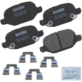 Bendix Premium Copper Free CFC1088 Ceramic Brake Pad (with Installation Hardware Rear) in Saudi Arabia