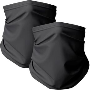 Thermajane Fleece Neck Warmer | Neck Warmers for Women | Neck Gaiters for Women | Buff | Face Mask for Cold Weather | Ski Mask, Grey (1 Pack)