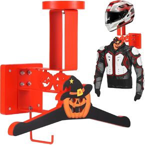 Motorcycle Helmet Holder Wall Mount, Tactical Gear Holder with Helmet Stand, Motorcycle Helmet Rack Wall Mount for Police Football Cycling Suit Tactical Gear Wall Hanger