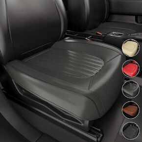 ASLONG 5PCS 2025 Front and Back Car Seat Covers Auto Interior Accessories with Water Proof Nappa Leather for Cars SUV Pick-up Truck Universal Comfortable and breathable (Full Set, Beige)
