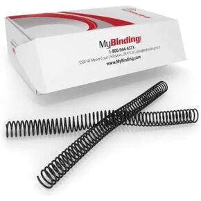 ملف تجليد حلزوني من MyBinding من 4 إلى 1 - 220 ورقة - قطر 25 ملم، أسود، الكمية 100 (P103-25-12) in Kuwait