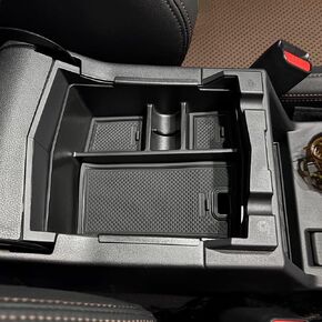 صينية تنظيم وحدة التحكم المركزية بتصميم مطور من JKCOVER متوافقة مع Subaru Forester 2024 2023 2022 2021 2020 2019 صندوق تخزين داخلي لمسند الذراع وملحقات سهلة الإزالة in Kuwait