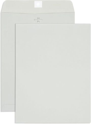 Blue Summit Supplies 100 9" x 12" Clasp Envelopes with Gummed Seal, Letter Size Clasp Mailing Envelopes Made From 28lb Kraft Paper, For Mailing Larger Papers or Magazine, Bulk 100 Pack in Saudi Arabia