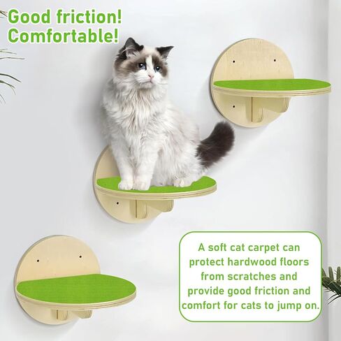 Trimmable Cat Scratching Post Carpet Covered 78.7"x15.8" Self-Adhesive Cat Tree Shelves Replacement Parts Mat Cat Scratcher for Cat Tree Shelves Steps Couch Furniture DIY Protector(Dark Gary) in Saudi Arabia