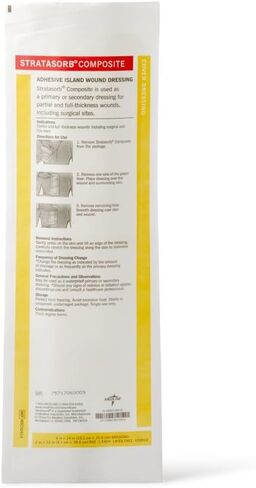 Medline MSC3066Z Stratasorb Composite Dressing, Pack of 10 in Saudi Arabia