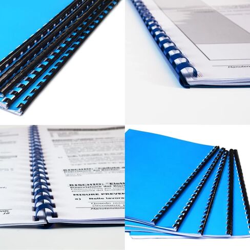 MyBinding 4 to 1 Pitch Spiral Binding Coil - 220 Sheets - 25 milimeter Diameter, Black, Qty 100 (P103-25-12) in Kuwait