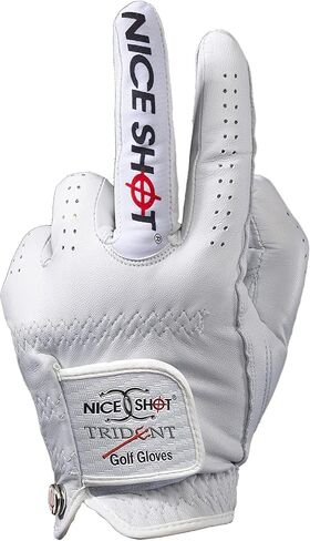 Nice Shot "The Bird Cabretta Leather Golf Glove Women's White | Premium & Genuine AAA Cabretta Leather in Saudi Arabia
