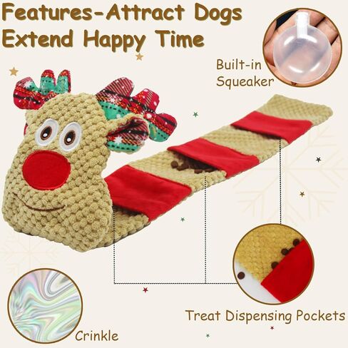 Puzzle Dog Toys for Aggressive Chewers, Tug of War Dog Toys for Large Dogs, No Stuffing Dog Toys to Keep Them Busy, Crinkle Squeaky Dog Toys for Boredom, Dog Chew Toys for Small Dogs, Dog Snuffle Toy in Saudi Arabia