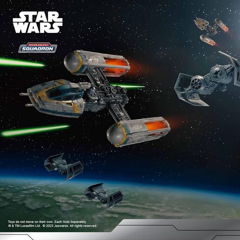 Star Wars Micro Galaxy Squadron Starfighter Class Darth Vader’S TIE Advanced - 5-Inch Vehicle with 1-Inch Micro Figure,Black in Saudi Arabia