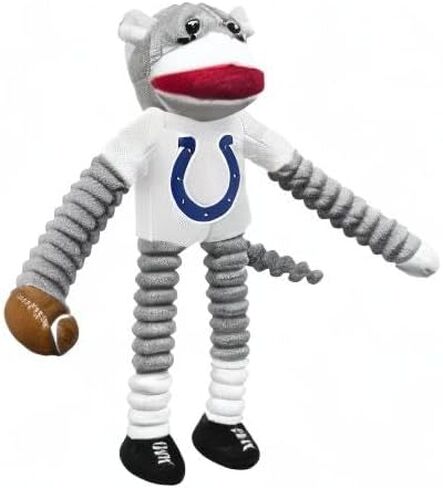 Littlearth Unisex-Adult NFL Los Angeles Rams Sock Monkey and Flying Disc Pet Toy Combo Set, Team Color, One Size in Kuwait