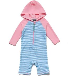 Baby Girl Toddler One Piece Sunsuits with UPF 50+ Sun Protection