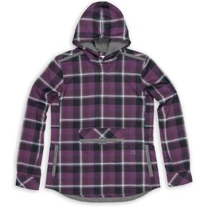 سترة بغطاء للرأس للسيدات من Club Ride - ممتعة وأنيقة ودافئة لركوب الخريف والشتاء - بلوفر من الفلانيل in Kuwait