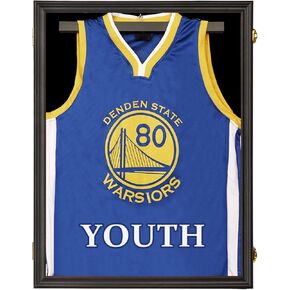 Jinchuan Jersey Frame Display Case إطارات كبيرة صندوق الظل قابل للقفل مع حماية من الأشعة فوق البنفسجية للبيسبول وكرة السلة وكرة القدم والهوكي قميص رياضي