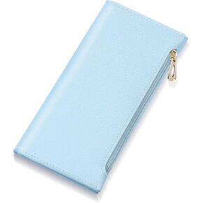 Tipmile Ultra Slim Wallet for Women Bifold Leather Ladies Wallet RFID Wallet Women RFID Blocking Credit Card Holder for Women (Black)