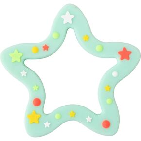 Jimibaby Silicone Christmas Teether, The First Christmas Teething Toy for Baby Boys and Girls, Ideal Christmas Stocking Stuffer, Comes with Gift Package (Christmas Hat)