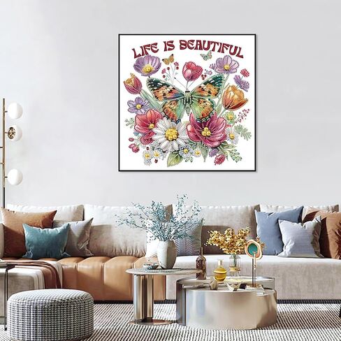 FHBUBPUP Goblin Diamond Art Painting Kits for Adults, 5D Gnome Special Shape Diamond Art for Beginners, Bee Rhinestones Gem Art Craft Home Wall Decor Gift 12×12inch in Saudi Arabia