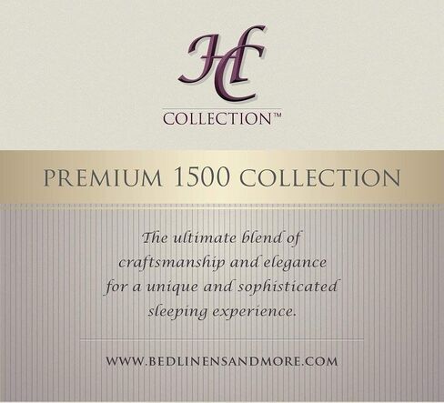 مجموعة HC COLLECTION 1500 خيط غطاء لحاف خفيف الوزن من أغطية السرير مع سحاب إغلاق للألحفة مع 2 غطاء وسادة، مقاس كوين، أبيض in Kuwait