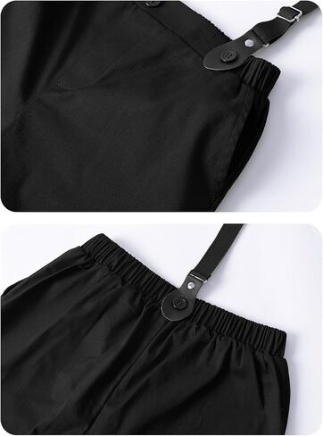 A&J DESIGN Baby Boys Suits Infant Gentleman Formal Wedding Suspenders Outfit with Bowtie in Kuwait