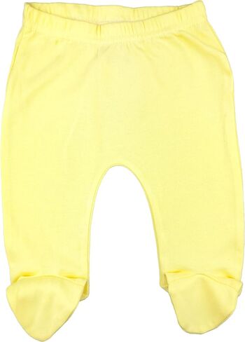 123 Bear 100% Cotton Baby Pants/Leggings with Footies 100% Cotton Unisex Boys Girls in Saudi Arabia