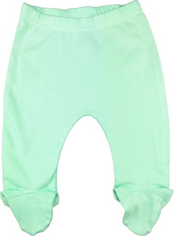 123 Bear 100% Cotton Baby Pants/Leggings with Footies 100% Cotton Unisex Boys Girls in Saudi Arabia