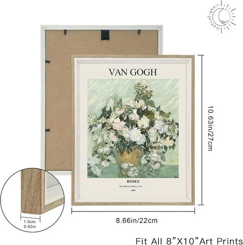 Habseligkeit Van Gogh Wall Art Prints, Flower Market Wall Art, Matisse Posters for Room Aesthetic Unframed, 8x10in, Set of 6 in Kuwait