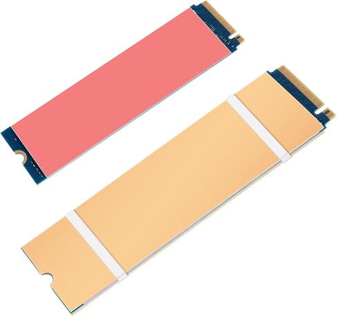 WAVLINK M.2 SSD Heatsink 880X, 2280 NVMe/SATA SSD Heatsink for PC/PS5/mATX/MiniATX, High-Performance SSD Cooler with Dual Thermal Silicone Pads, 3mm Adjustable Height, Aluminum Alloy, Mech-Inspired in Kuwait