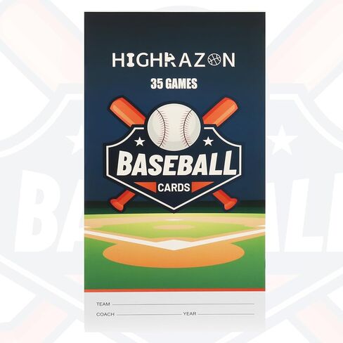 كتاب نتائج البيسبول والكرة اللينة من HIGHRAZON، كتاب حفظ نقاط 35 لعبة للإحصائيات، كتاب نقاط البيسبول للكرة اللينة للمدربين، بطاقات تشكيلة الكرة اللينة للبالغين والشباب، وحافظي نتائج الدوري الصغير in Saudi Arabia