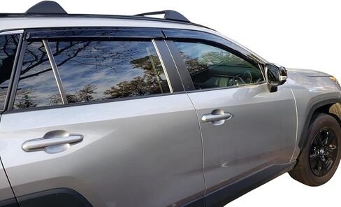 2013-2018 Side Window Deflector Visors for Toyota RAV4 LE XLE SE Limited Platinum Black Tinted Rain Guards 2014 2015 2016 2017 in Kuwait