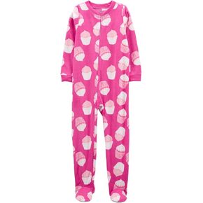 Carter's Big Girls Footed Microfleece PJ's Sleeper Pajamas