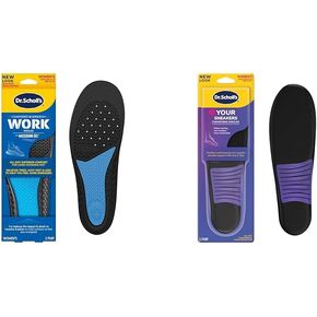 Work All-Day Superior Comfort Insoles (with) Massaging Gel, Women, 1 Pair, Trim to Fit (Pack of 2) in Kuwait