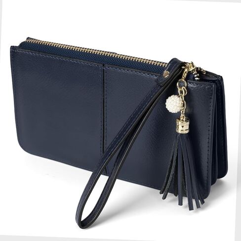 befen Genuine Leather Wristlet Clutch Wallet Purses for Women, Women's Small Multi Pocket Cell Phone Bag with Card Slots in Kuwait