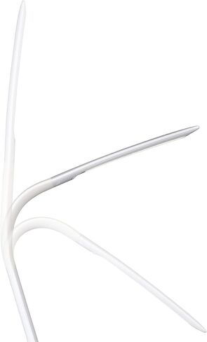 OttLite Thrive LED Sanitizing Desk Lamp with Clock and USB Charging - Eliminates up to 99.9% of Bacteria, Touch Activated, Flexible Neck, Modern Light for Reading, Crafting & Office Desktop in Saudi Arabia
