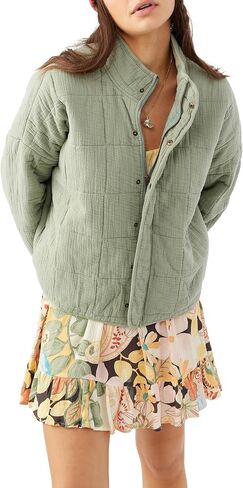 O'NEILL Womens Mabeline Jacket, Taupe Gray, Xl in Saudi Arabia