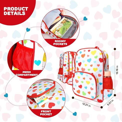 emissary Kids Luggage With Wheels For Girls, 3 piece luggage set, childrens luggage for girls with wheels, kids suitcases with wheels for girls, toddler suitcase for girls, travel luggage for kids in Kuwait