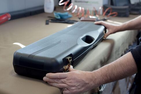 Negrini Cases 1605IS/4790 Shotgun Hard Case for O/U SXS/PP/1 Gun/1 Barrel up to 31 1/4-Inch, Blue/Blue in Saudi Arabia