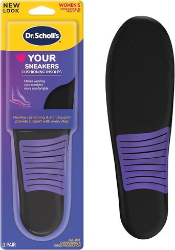 Work All-Day Superior Comfort Insoles (with) Massaging Gel, Women, 1 Pair, Trim to Fit (Pack of 2) in Saudi Arabia