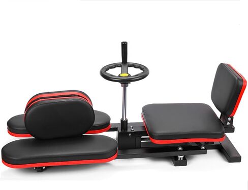 Leg Stretcher Machine，180 Degrees pro Leg Stretcher Machine，Adjustable Kids Martial Arts Dancers Trainer Stretch Thigh Split Machine (Black) in Kuwait