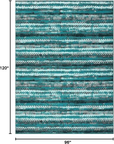 سجادة عداء المدخل الطويلة 2 × 6 سجادة عداء بوهو قابلة للغسل في الغسالة، سجادة عداء المطبخ، سجادة منطقة هندسية، غطاء أرضية مغربي، سجادة عداء للمدخل، غرفة المعيشة، غرفة النوم، المطبخ، أزرق in Kuwait