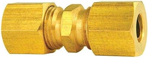 4LIFETIMELINES 3/16" Brass Compression Unions, Bag of 10 in Saudi Arabia