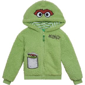 Sesame Street Cookie Monster Elmo Fleece Zip Up Hoodie Infant to Toddler in Kuwait