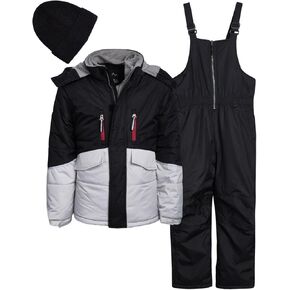 iXtreme Boys’ Snowsuit – 2 Piece Heavyweight Insulated Ski Jacket and Snow Bib (4-18)