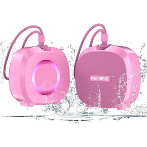 Bluetooth Speaker, Portable Wireless Speaker, IP54 Waterproof Speakers Loud Stereo Sound with RGB Lights TWS Speakers Long Playtime for Home/Party/Outdoor, Electronic Gadgets, Birthday Gift (Black)
