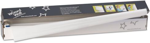 سبورة بيضاء فورية من Wizard Wall®، سطح قابل للمسح الجاف وقابل لإعادة تعيين موضعه، لفة مقاس 27.5 بوصة × 40 بوصة in Kuwait