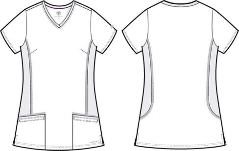 Healing Hands Yoga Scrubs Top for Women Purple Label 2 Pocket V-Neck Women's Scrub Top 2245 Juliet in Kuwait