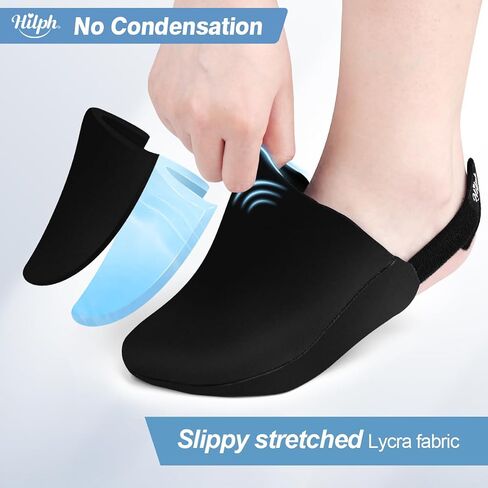 Hilph Foot Toe Ice Pack Wrap for Swelling & Bunion Surgery, Soft Forefoot Ice Pack, Hot & Cold Therapy Foot Cold Pack for Broken Toes, Plantar Fasciitis, Tendonitis, Swelling, Bunions, Gout in Saudi Arabia