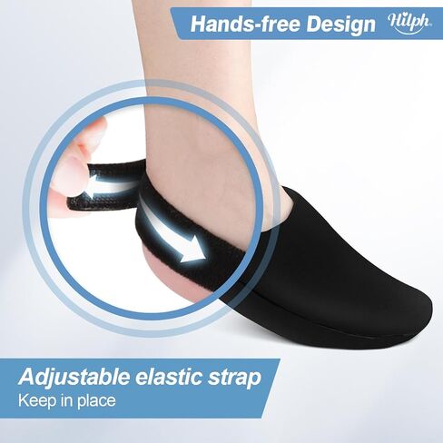 Hilph Foot Toe Ice Pack Wrap for Swelling & Bunion Surgery, Soft Forefoot Ice Pack, Hot & Cold Therapy Foot Cold Pack for Broken Toes, Plantar Fasciitis, Tendonitis, Swelling, Bunions, Gout in Saudi Arabia