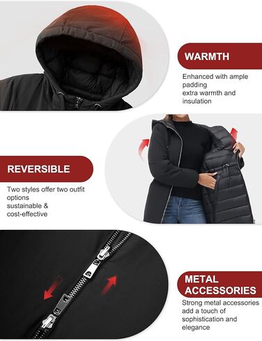 خيار آخر للنساء سترة منتفخة بغطاء للرأس دافئة وخفيفة الوزن ومبطنة وقابلة للتعبئة معطف منتفخ ملابس خارجية in Kuwait