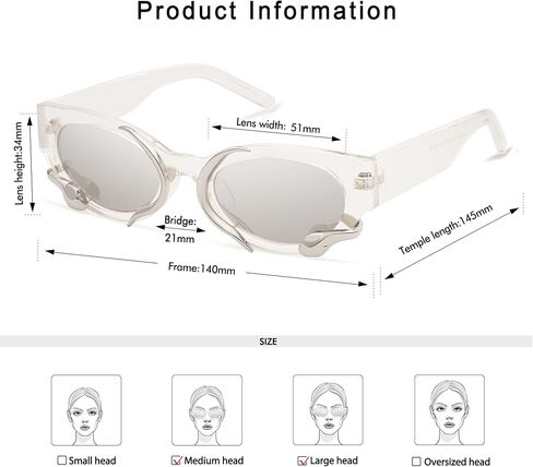 Appassal Trendy Sunglasses for Women Men Vintage Narrow Cateye Metal Snake Sunnie Y2k Accessories AP3621 in Kuwait