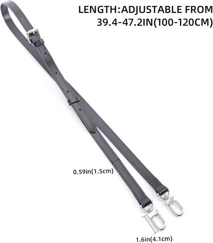 Vachetta Leather Replacement Crossbody Bags Strap Adjustable Shoulder Strap for Speedy 20 25 (Width:0.70in&Length:39.4-47.2in- Beeswax) in Saudi Arabia